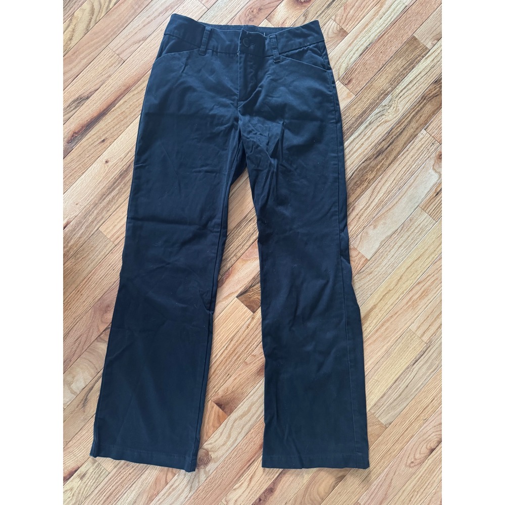 Riders by Lee Womens Curvy Trouser Pants Black Straight Leg Size 6M W36CT08